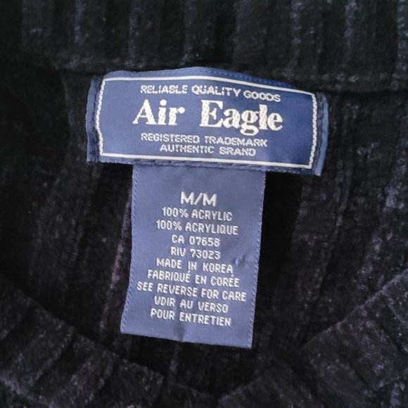 2FOR1 - AIR EAGLE VINTAGE NAVY BLUE MEN SWEATSHIRT - Picture 4 of 4